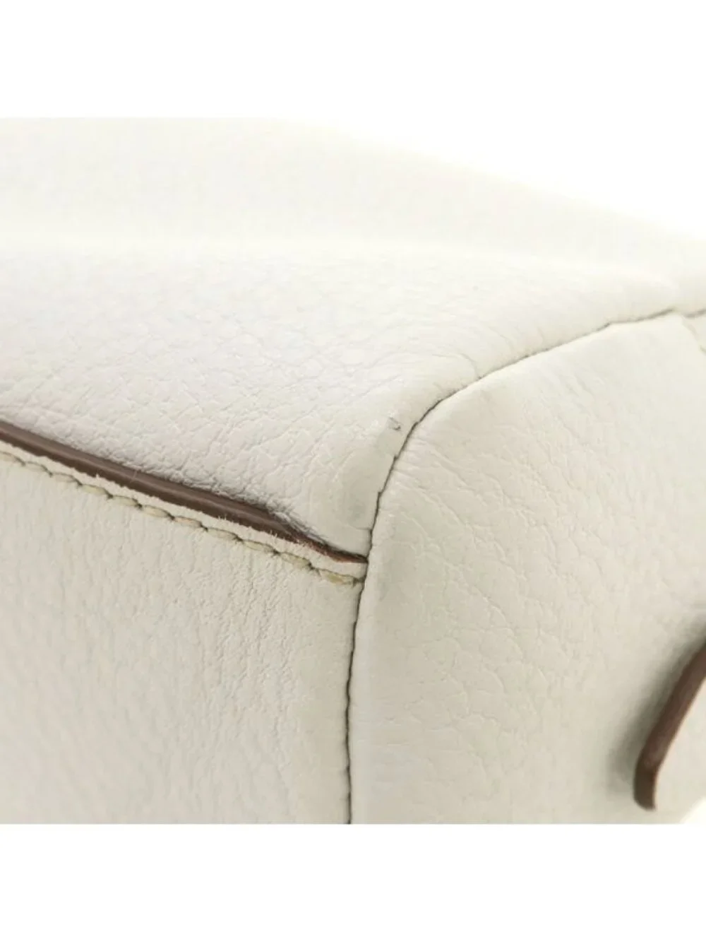 Prada Leather Pouch White